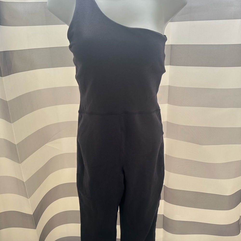 Old navy blue Pettie Small one shoulder jumpsuit